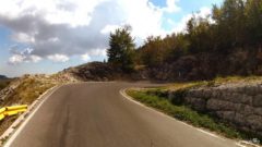 The road in Lovcen National Park