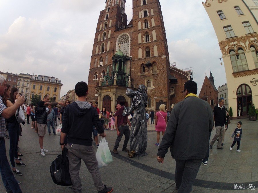 Market Square in Krakow is always full of life
