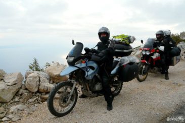 BMW F650 GS and Honda Africa Twin