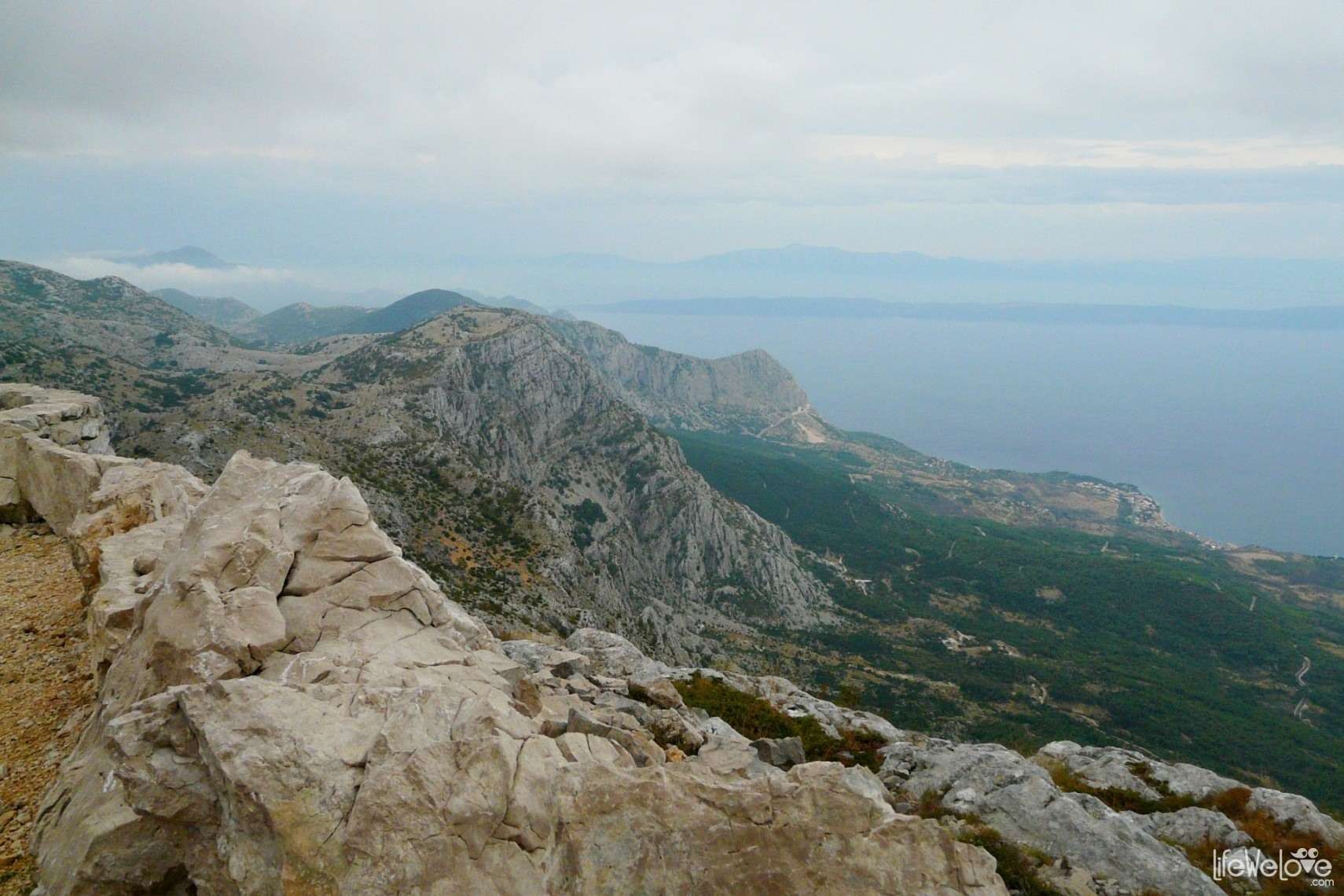 Sveti Jure - motorcycle climbing above the clouds - LifeWelove