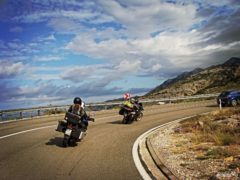 Pag island by motorcycle