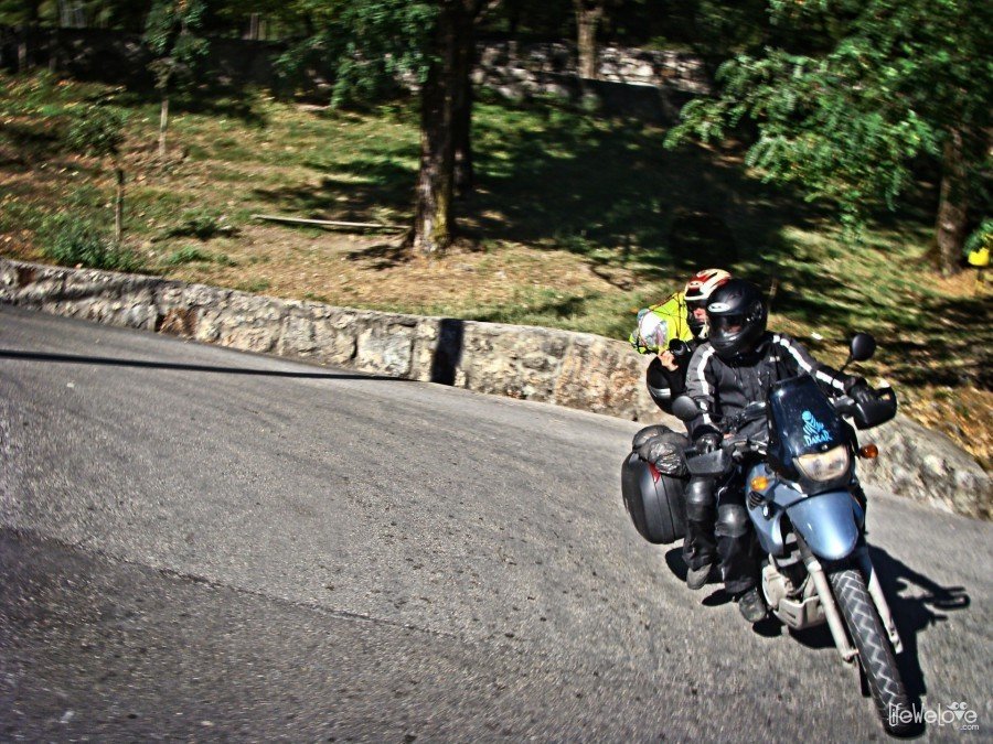 The way to the Monastery of Ostrog