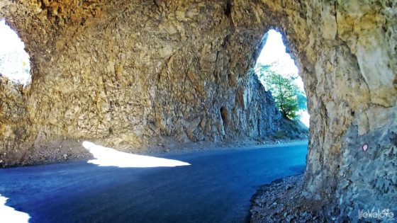 Crossroad in tunnel - Montenegro