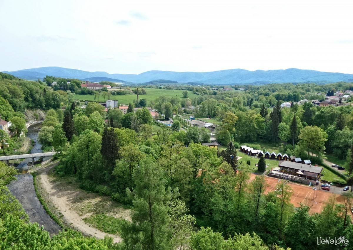 The view from the Castle Frydlant’ window