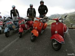 Scooters on the Grossglockner Alpine Road