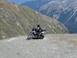 Stelvio Pass by motorbike