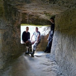 Inside the Rock Castle Sloup
